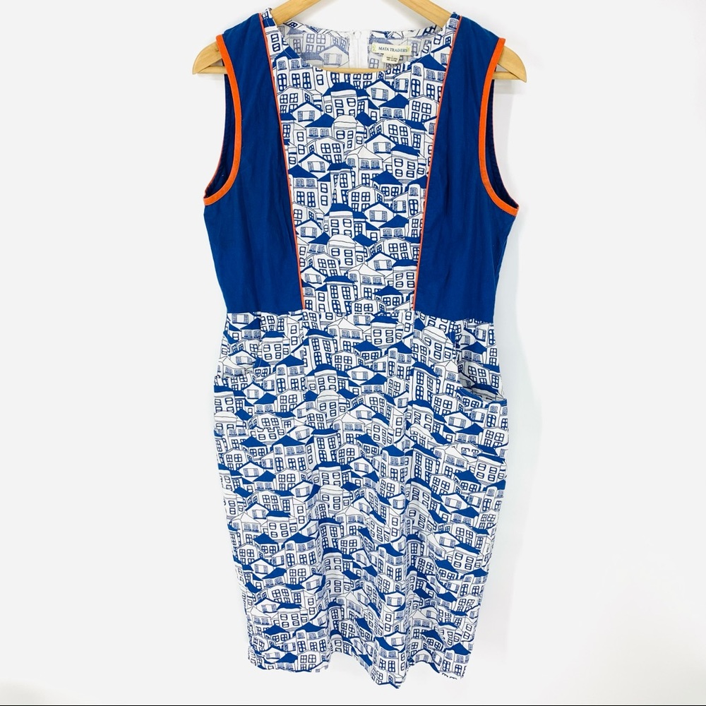 Mata Traders ModCloth Sleeveless house print dress